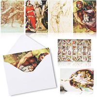 Michelangelo Greeting Cards with Envelopes (5 x 3.5 in, 36 Pack)