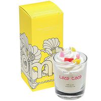Bomb Cosmetics Loco Coco Piped Glass Candle