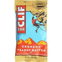 Clif Bar, 2.4 Ounce - Organic Crunchy Peanut Butter (8 Pack)