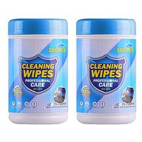 200 Pcs Disinfectant Wipes Portable Alcohol Wet Wipes Antiseptic Cleaning Wipes for Tourism Hotel Restaurant Home Office Car