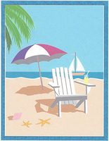 Beach Fun Stationery Printer Paper 26 Sheets