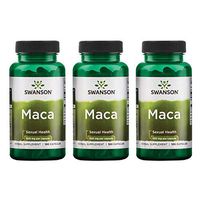 Swanson Maca 500 Milligrams 100 Capsules (3 Pack)