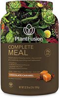 PlantFusion Complete Meal All Plant Based Pea Protein Powder |Meal Replacement Shake |Dietary Supplement | Nutritional Drink | Vegan, Gluten Free, Non-Dairy, No Sugar, Non-GMO, Chocolate Caramel, 2 LB