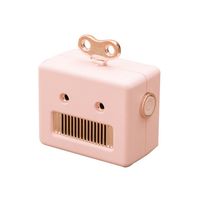 Wireless Bluetooth Speaker, BOOMER VIVI Mini Portable Cute Retro Robot Model with Hands-Free Powerful Rich Bass Sound, Rope Design, Powerful Battery Life, for Girls and Women.