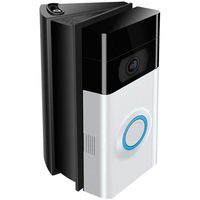 Adjustable Angle Mount Compatible with Ring Video Doorbell 2 / Wi-Fi Enabled Video Doorbell, QIBOX Bracket Corner Kit/Adjustment Adapter/Mounting Plate/Wedge Kit (for Doorbell 1st & 2nd ONLY)