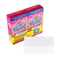 Clorox Fraganzia Fabric Softening Dryer Sheets in Spring Scent, Twin Pack, 160 Count | Best Laundry Dryer Sheets With Long-Lasting Spring Scent for Clean Clothes