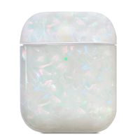PHEZEN AirPods Case,Case for AirPods 2 & 1 Marble Case Cover,Women Girls Bling Glitter Shell Design Soft TPU Silicone Cover Shockproof Protective Case for AirPods 2 & 1 Earphone,Colorful