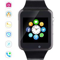Beaulyn Bluetooth Smart Watch Men,Touch Screen Sport Wrist Watch Phone for Android Pedometer Smartwatch Compatible Samsung Men Women