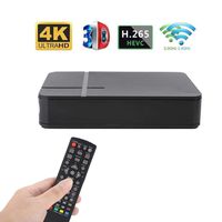 Digital TV Box Receiver, Mini HD DVB-T2 K2 WiFi Terrestrial Receiver, Digital TV Box with Remote Control 100-240V, 3D Interface and Sleep Timer+1000 Channels of Television(EEUU Plug)