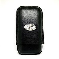 Golf Clubs 3-Finger Cigar Case – Leather Cigar Case – Cigar Cutters by Jim