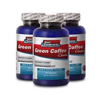Green Coffee Bean Extract Cleanse - Clean & Detoxify Your Body (3 Bottles)