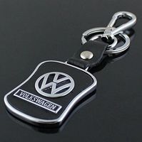 VW Volkswagen Emblem Keychain Keyring Logo Fashion Black Titanium Symbol Sign Badge Personalized Custom Logotipo Quality Metal Alloy Nice Gift for Man Woman