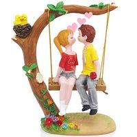 H&W Loving Couple Commemorative Gift, Sweetheart Swing, Valentine's Day, Wedding, Wedding, The Best Time is Always Left to Favorite People (HH15-D1)