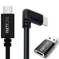 USB Type C Cable 10ft(3m) Oculus Quest Link Compatible High Speed Data Transfer & Fast Charging USB 3.1 Type-C with Normal USB (USB-A) Adaptor [USB-IF Certified]