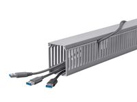 Monoprice Open Slot Wiring Raceway Duct with Cover, 6 Feet Long