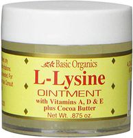 Basic Organics L-Lysine Lip Ointment, 0.875 oz