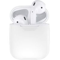 XYanXXX Shockproof Soft Silicone Protector Case Cover Shield for Apple AirPods Earphones White