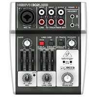 Behringer Xenyx 302USB Premium 5-Input Mixer with Mic Preamp and USB/Audio Interface