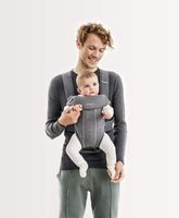 BABYBJÖRN Baby Carrier Mini, 3D Jersey, Dark Gray