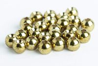 Blue Wing Olive Tungsten Beads for Fly Tying - 25 Pack (Metallic Olive, 2.0 mm (5/64))