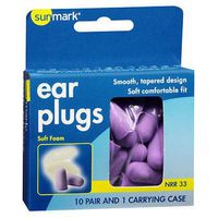 Sunmark Ear Plugs - 10ct