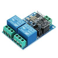 ILS - 5V ESP8266 Dual WiFi Relay Module Internet of Things Smart Home Mobile APP Remote Switch