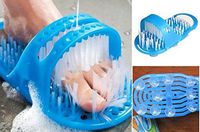 1-Pc Great Popular Clean Brush Massager Slippers Hard Dead Easy to Wash Callus Remover Bath Shoe Colors Blue