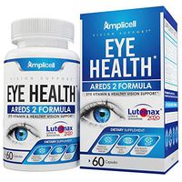 AREDS 2 Eye Vitamins Lutemax 2020 Lutein and Zeaxanthin Supplements – Potent Pure AMD Eye Health Supplements Support Comfort, Clarity, Color Perception, Night Vision, and Depth Perception - 60Ct
