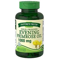 Nature's Truth Cold Pressed Evening Primrose Oil 1000 mg Quick Release Softgels - 60 ct, Pack of 2