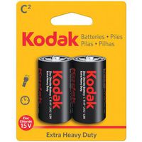KDKPKCHZ2 - KODAK KCHZ-2 30383609 Extra Heavy-Duty Carbon Zinc Batteries (C; 2 pk)