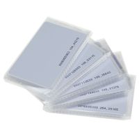 HFeng 100pcs 125KHz EM4100 TK4100 Card RFID Contactless Access Control KeyCard NFC Smart White Blank Proximity ID Cards