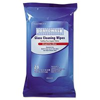 Boardwalk 341W Glass Wipes, 10 X 7, 28/pack, 12 Packs/carton