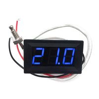 Thermometers,Meet&sunshine LED DC12V Thermocouple K Type -30~800℃ High Temperature Digital Thermometer (B)