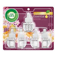 Air Wick plug in Scented Oil 5 Refills, Summer Delights, (5x0.67oz), Essential Oils, Air Freshener