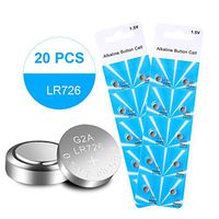 LR726 LR59 AG2 396 397 196 1.5V Alkaline Batteries (20Pack)