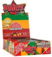 Juicy Jay's Flavored Papers 32 Leaves 1 1/4 Jamaican Rum Pack Of 24
