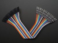 Adafruit Premium Female/Male 'Extension' Jumper Wires - 20 x 6" [ADA1954]