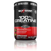 Six Star Elite Series 100% Micronized Creatine Monohydrate Powder, Muscle Builder & Recovery, Unflavoured, 80 Servings (400g)