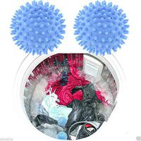 FYL 2pcs Balls No Chemicals Washing Laundry Drying Fabric Softener Cloth Dryer Clean