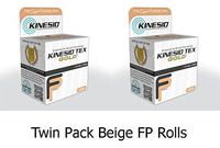Kinesio Taping - Kinesiology Tape Tex Gold FP - 2 Pack - Beige - 2 in.