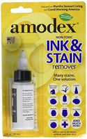 Amodex Ink and Stain Remover – Cleans Marker, Ink, Crayon, Pen, Makeup from Furniture, Skin, Clothing, Fabric, Leather - 1 Ounce