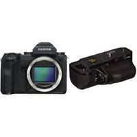 Fujifilm GFX 50S 51.4MP Mirrorless Medium Format Camera (Body Only) + Fujifilm VG-GFX1 Vertical Battery Grip