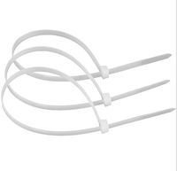 Cable Zip Ties,100 Packs Self-Locking 8 Inch Width 0.19inch Nylon Cable Ties Flame Retardant Cable Ties (8 Inch, White)