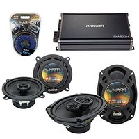 Compatible with Mini Cooper Coupe 07-14 OEM Speaker Replacement Harmony R5 R69 & CXA300.4 Amp (Renewed)