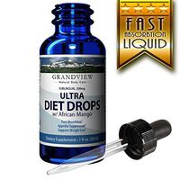 Ultra Diet Drops w/African Mango | Diet Drops for Weight Management | Weight Loss Increases Leptin Levels |Supports Heart Health Weightloss | 1 fl. oz. (30 ml)