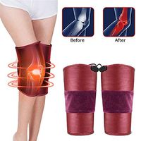 ZWPY Heating Knee Support Pad, Heating Knee Brace Wrap 3 Speed Temperature and 3 Speed Vibration Adjustment Relieve Knee Pain with Keep Knees Warm