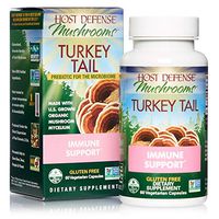 Host Defense, Turkey Tail, 60 Capsules, Natural Immune System and Digestive Support, Daily Mushroom Mycelium Supplement, USDA Organic, Gluten Free, 30 Servings