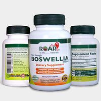 ROAR High Potency Boswellia Vegetarian Capsules, 1200mg per serving with 70% Boswellic Acid for Anti-Inflammatory and Pain relief