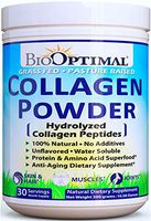 BioOptimal Collagen Powder - Collagen Peptides, Grass Fed, for Skin, Hair, Nails & Joints, Collagen Supplements for Women & Men, Pasture Raised, Dissolves Easily, 300 Grams