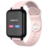Highpot Bluetooth Smart Watch with Fitness Tracker with Heart Rate& Sleep Monitor, Waterproof Smartwatch with Blood Pressure for Android and iOS (Pink)